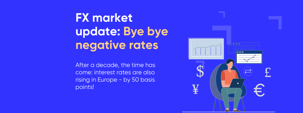 Foreign exchange market update about European interest rates