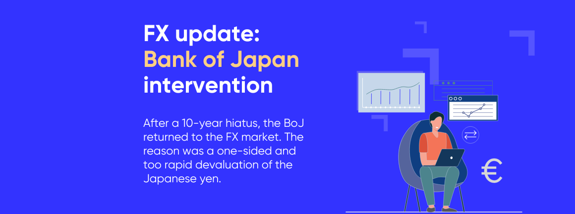 Forex market update: Bank of Japan intervention