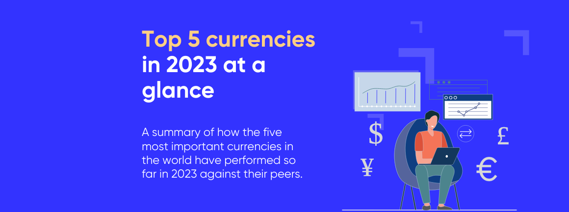 Top currencies in 2023 - performance of the five most important currencies | amnis