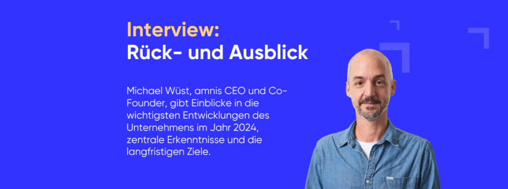 Mchael Wüst, amnis CEO und Co-Founder