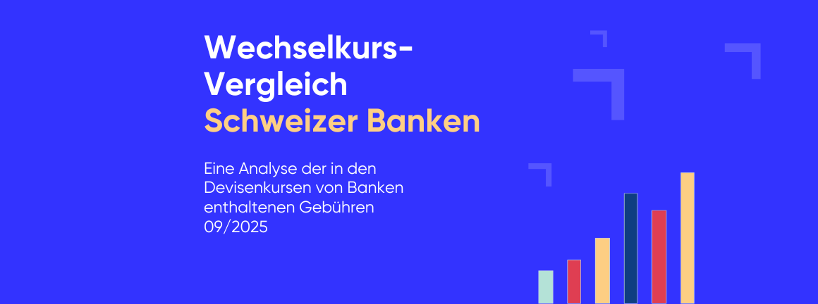 Devisenkurse aktuell: Schweizer Banken im Vergleich (09/2025)